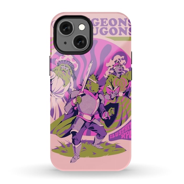iPhone 13 mini StrongFit Dungeons & Drugons por Ilustrata