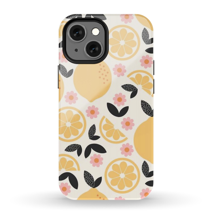 iPhone 13 mini StrongFit Lemons by ArtPrInk