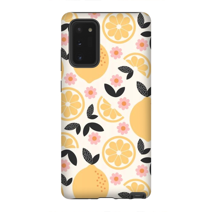 Galaxy Note 20 StrongFit Lemons by ArtPrInk