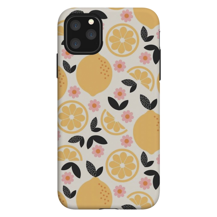 iPhone 11 Pro Max StrongFit Lemons by ArtPrInk