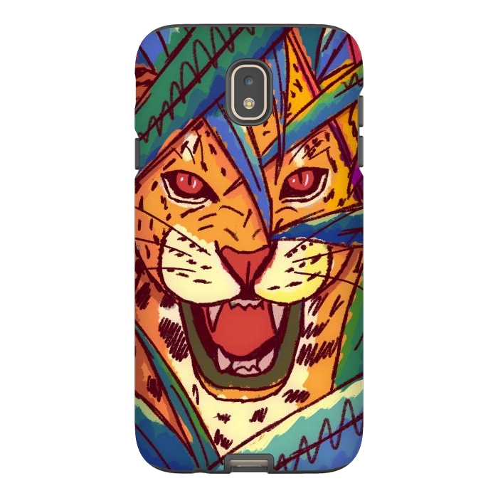 Galaxy J7 StrongFit The jungle cat by Steve Wade (Swade)