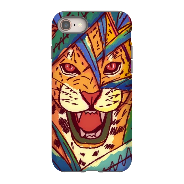 iPhone SE StrongFit The jungle cat by Steve Wade (Swade)