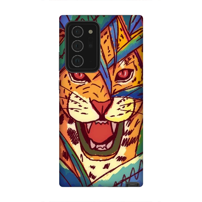 Galaxy Note 20 Ultra StrongFit The jungle cat by Steve Wade (Swade)