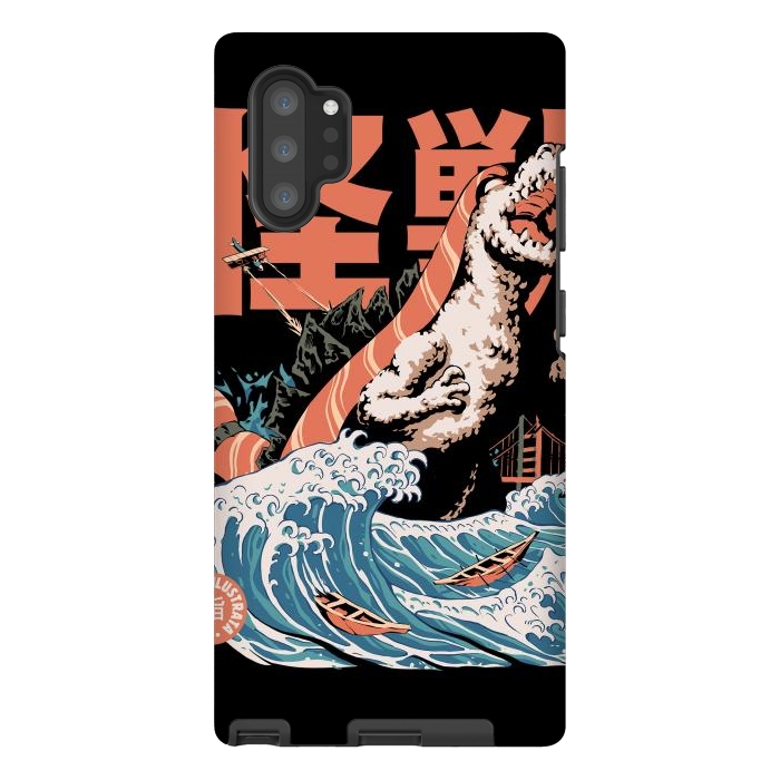 Galaxy Note 10 plus StrongFit Dino Sushi by Ilustrata