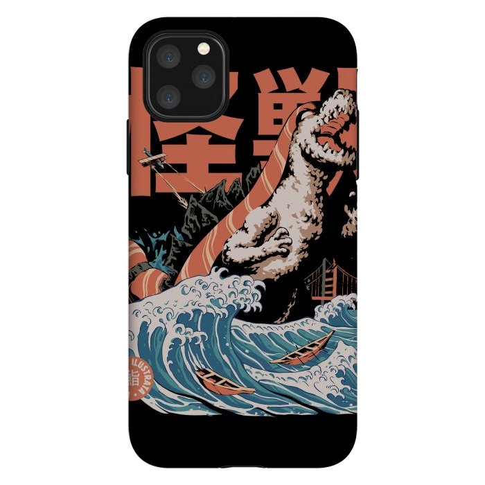 iPhone 11 Pro Max StrongFit Dino Sushi by Ilustrata
