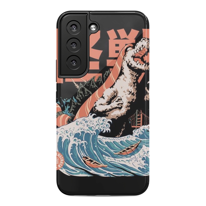 Galaxy S22 StrongFit Dino Sushi by Ilustrata