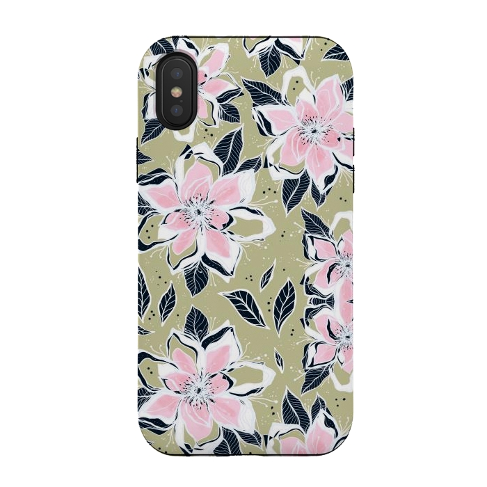 iPhone Xs / X StrongFit Flowers always  by Rose Halsey