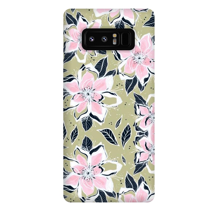 Galaxy Note 8 StrongFit Flowers always  by Rose Halsey