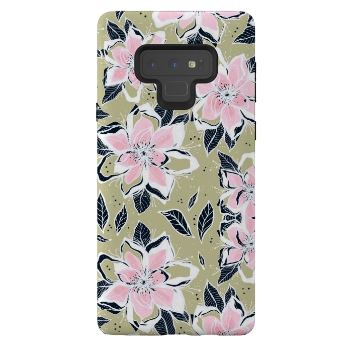 Galaxy Note 9 StrongFit Flowers always  by Rose Halsey