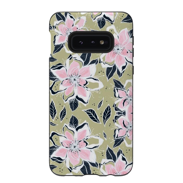 Galaxy S10e StrongFit Flowers always  by Rose Halsey