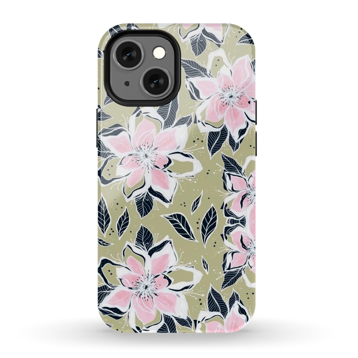 iPhone 12 mini StrongFit Flowers always  by Rose Halsey