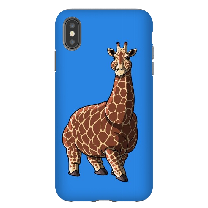 iPhone Xs Max StrongFit Fat giraffe by Alberto