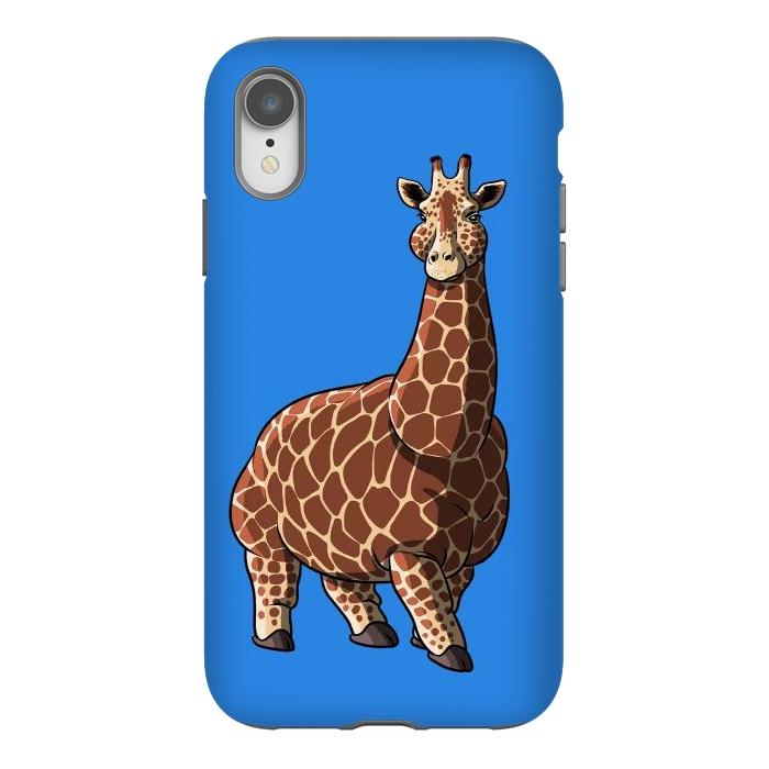 iPhone Xr StrongFit Fat giraffe by Alberto