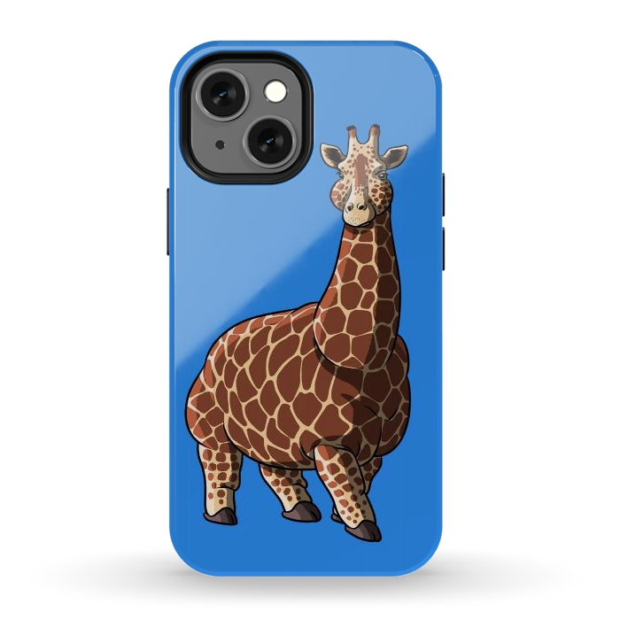 iPhone 12 mini StrongFit Fat giraffe by Alberto