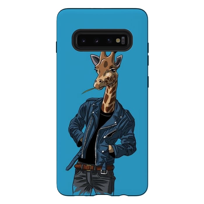 Galaxy S10 plus StrongFit Rock giraffe by Alberto