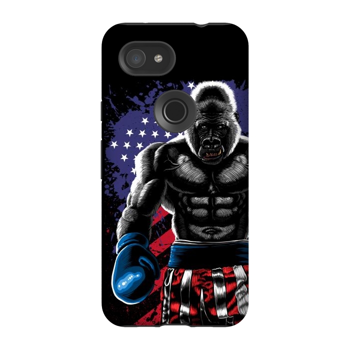Pixel 3A StrongFit Gorilla boxing by Alberto