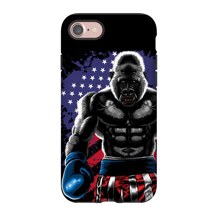 iPhone 7 StrongFit Gorilla boxing by Alberto