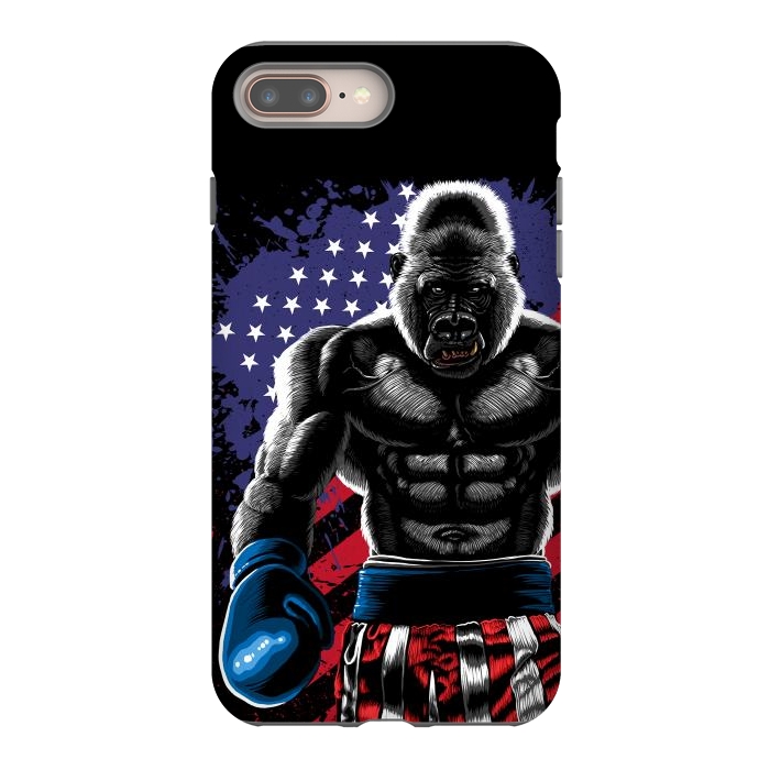iPhone 7 plus StrongFit Gorilla boxing by Alberto