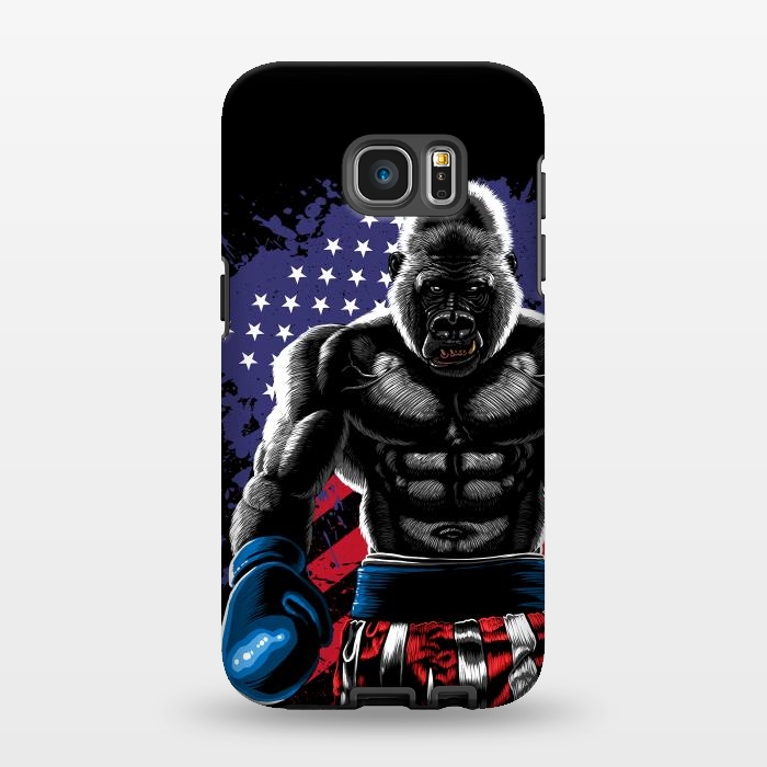 Galaxy S7 EDGE StrongFit Gorilla boxing by Alberto