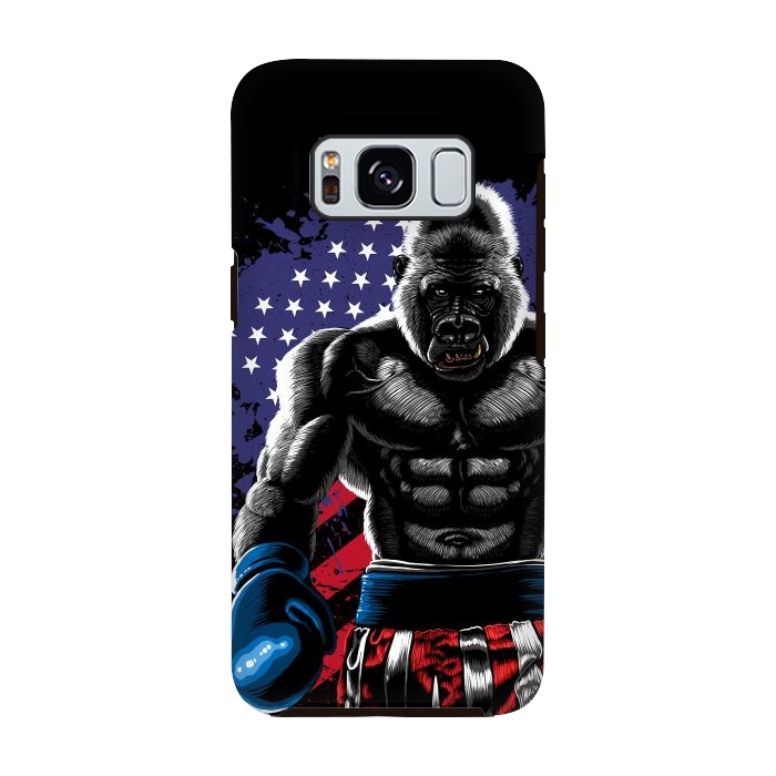 Galaxy S8 StrongFit Gorilla boxing by Alberto