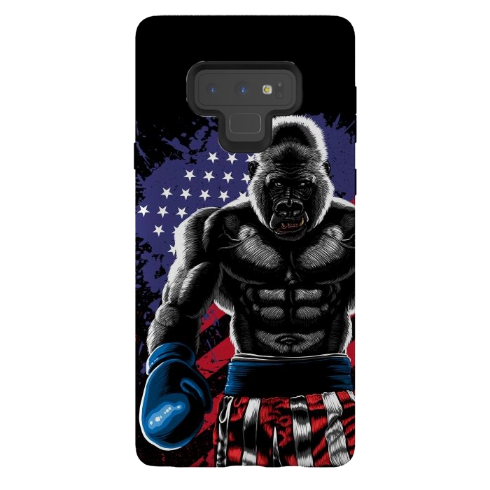 Galaxy Note 9 StrongFit Gorilla boxing by Alberto