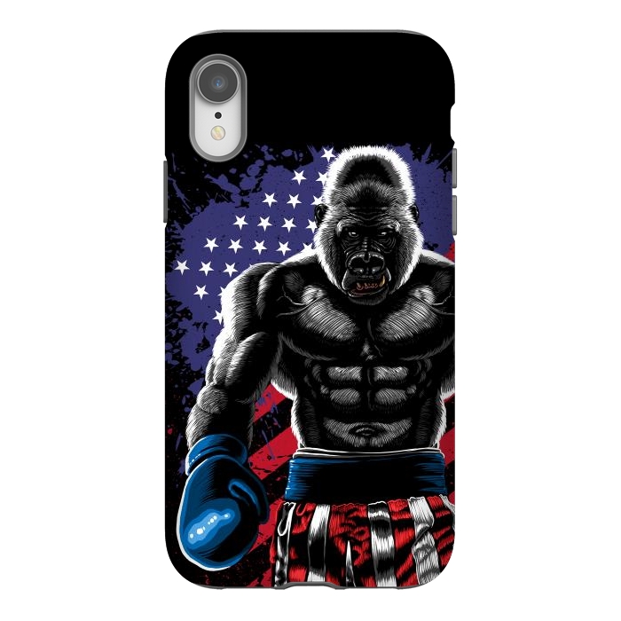 iPhone Xr StrongFit Gorilla boxing by Alberto