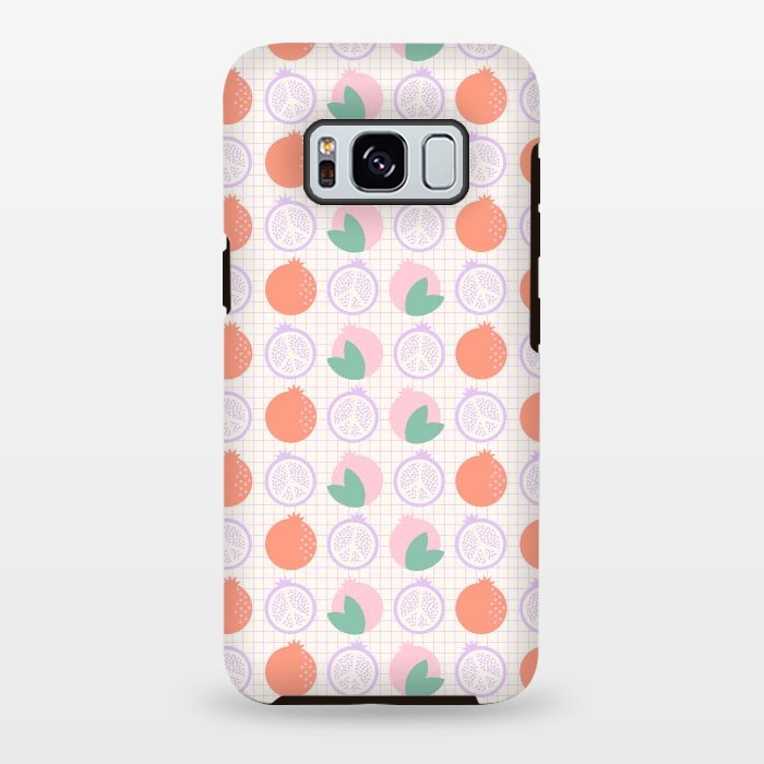 Galaxy S8 plus StrongFit Pastels Peaceful Pomegranate by ArtPrInk