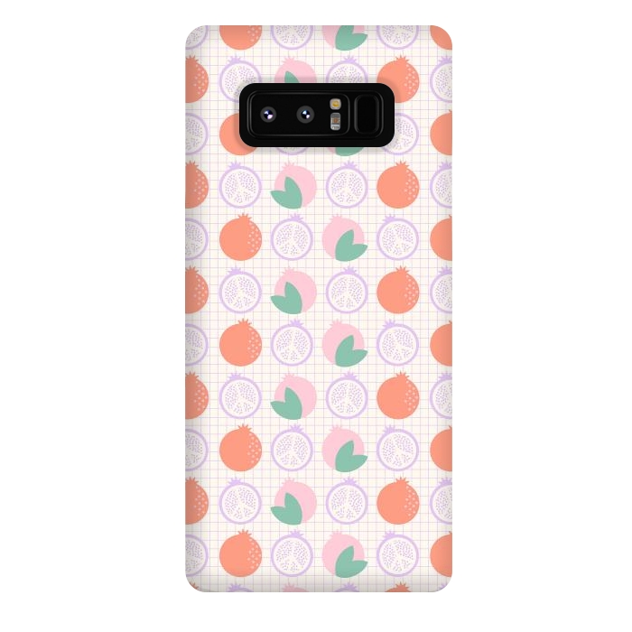 Galaxy Note 8 StrongFit Pastels Peaceful Pomegranate by ArtPrInk