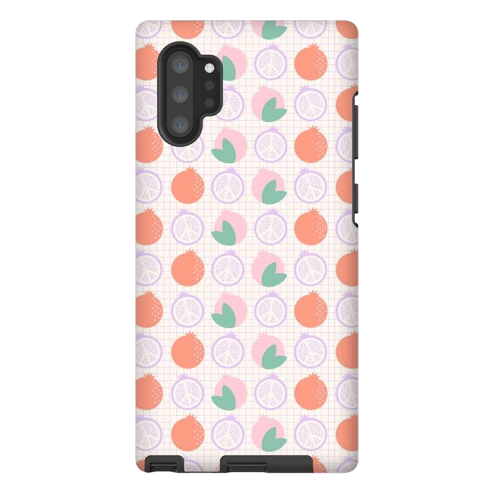 Galaxy Note 10 plus StrongFit Pastels Peaceful Pomegranate by ArtPrInk