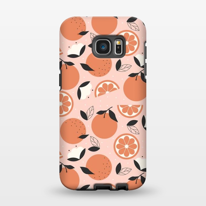 Galaxy S7 EDGE StrongFit Oranges by ArtPrInk