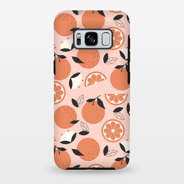 Galaxy S8 plus StrongFit Oranges by ArtPrInk
