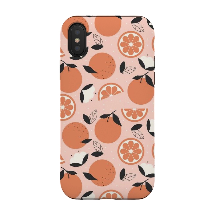 iPhone Xs / X StrongFit Oranges by ArtPrInk