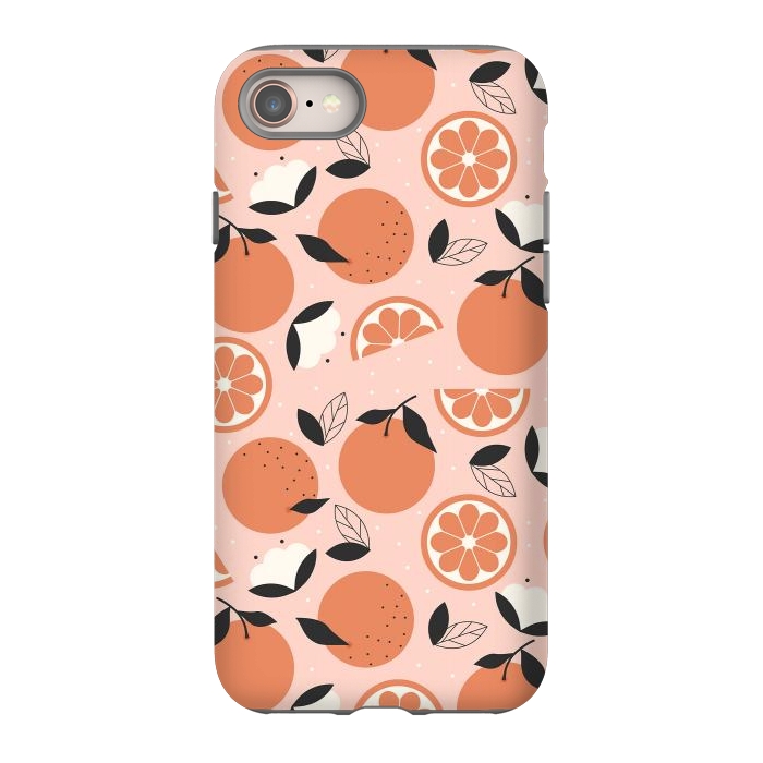 iPhone 8 StrongFit Oranges by ArtPrInk