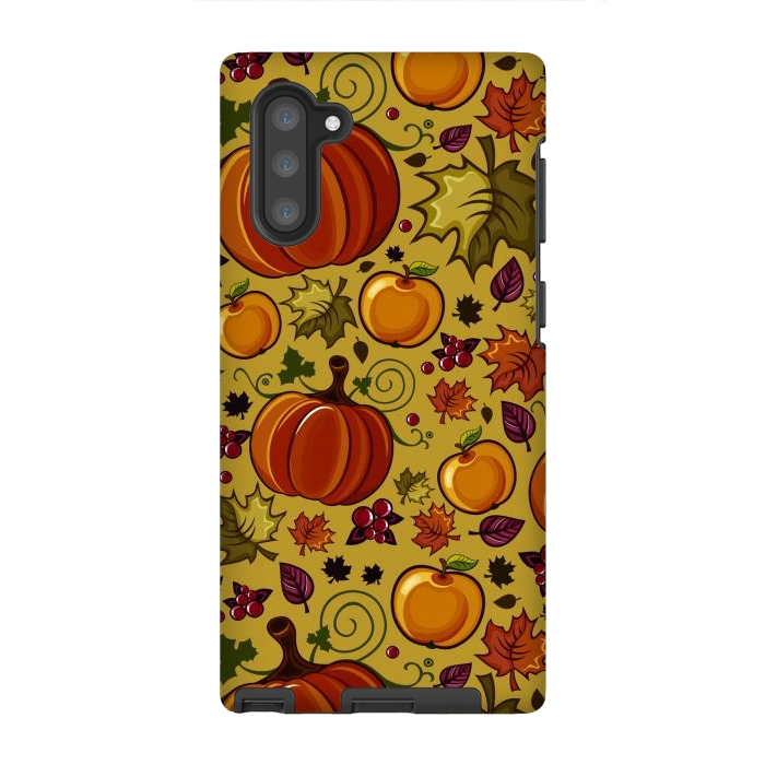 Galaxy Note 10 StrongFit Pumpkin, Autumn Rich Pumpkin by ArtsCase