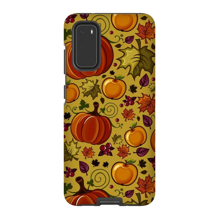 Galaxy S20 StrongFit Pumpkin, Autumn Rich Pumpkin by ArtsCase