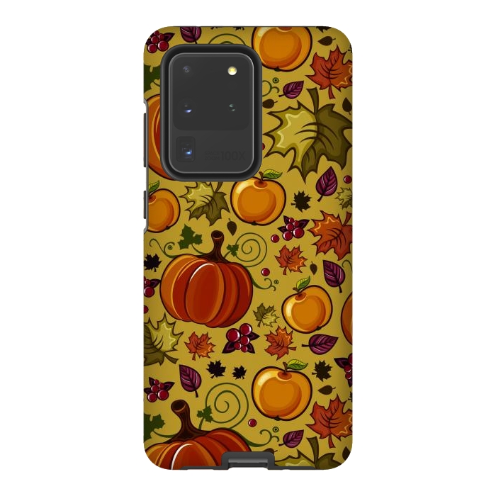 Galaxy S20 Ultra StrongFit Pumpkin, Autumn Rich Pumpkin by ArtsCase