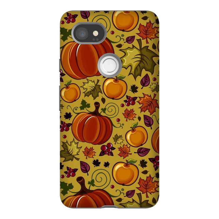 Pixel 2XL StrongFit Pumpkin, Autumn Rich Pumpkin by ArtsCase
