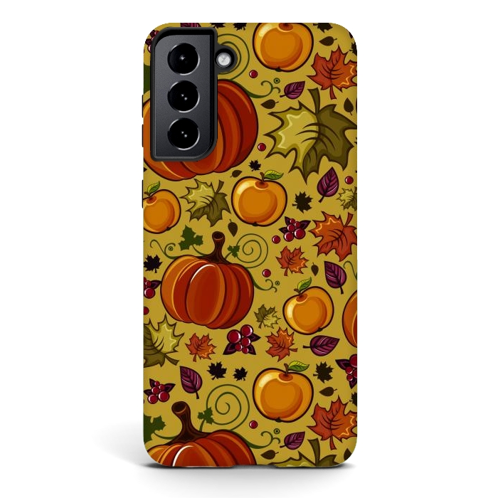 Galaxy S21 StrongFit Pumpkin, Autumn Rich Pumpkin by ArtsCase