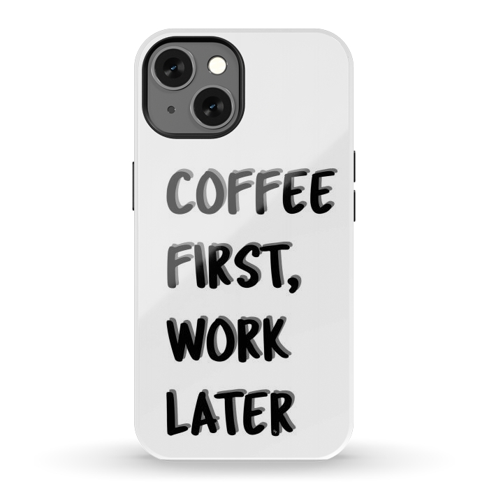 iPhone 13 StrongFit Coffee First por Martina