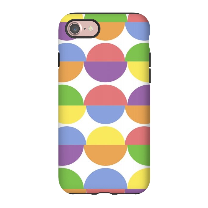iPhone 7 StrongFit Colorful Moons by Martina