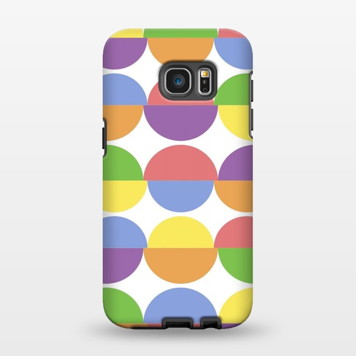 Galaxy S7 EDGE StrongFit Colorful Moons by Martina