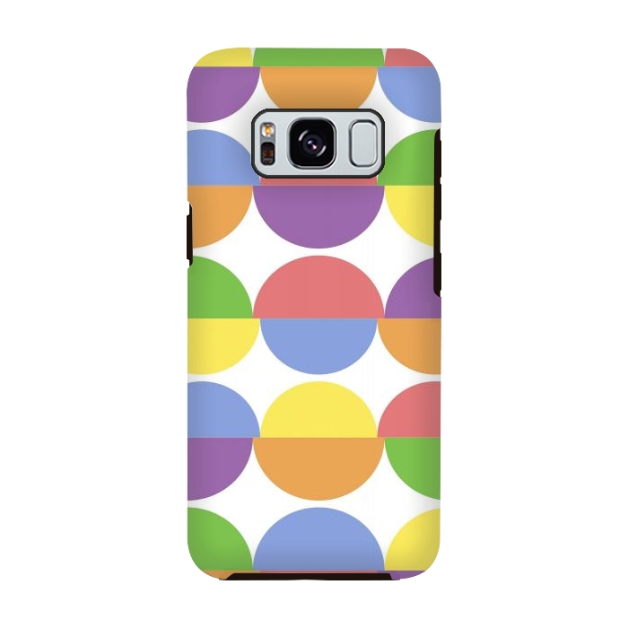 Galaxy S8 StrongFit Colorful Moons by Martina