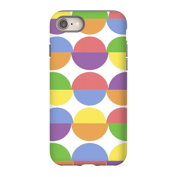iPhone 8 StrongFit Colorful Moons by Martina