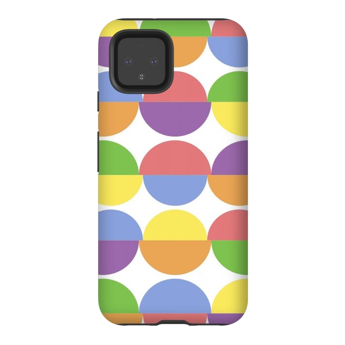 Pixel 4 StrongFit Colorful Moons by Martina