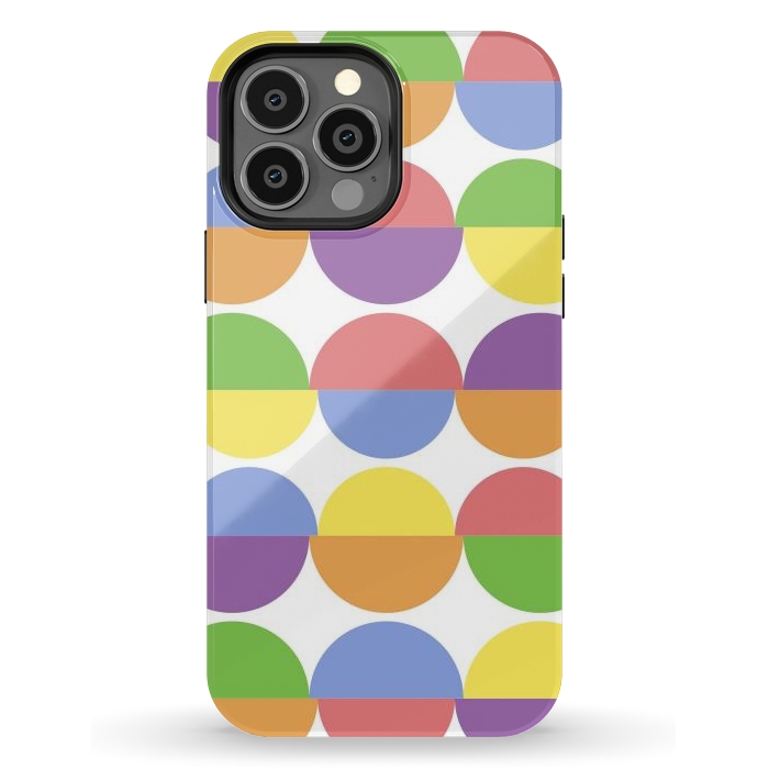 iPhone 13 Pro Max StrongFit Colorful Moons by Martina