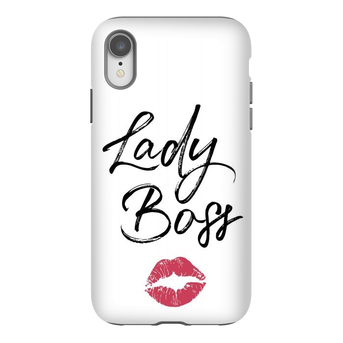 iPhone Xr StrongFit Lady Boss Kiss by Martina