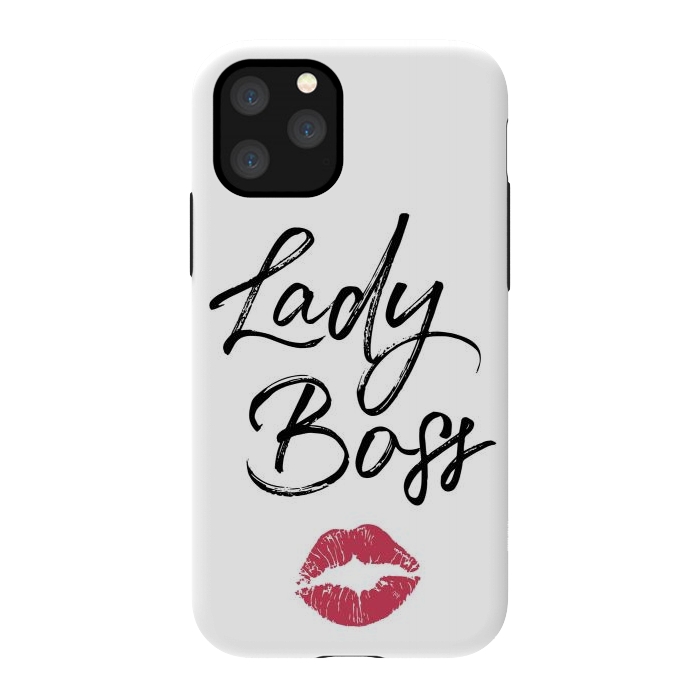 iPhone 11 Pro StrongFit Lady Boss Kiss by Martina
