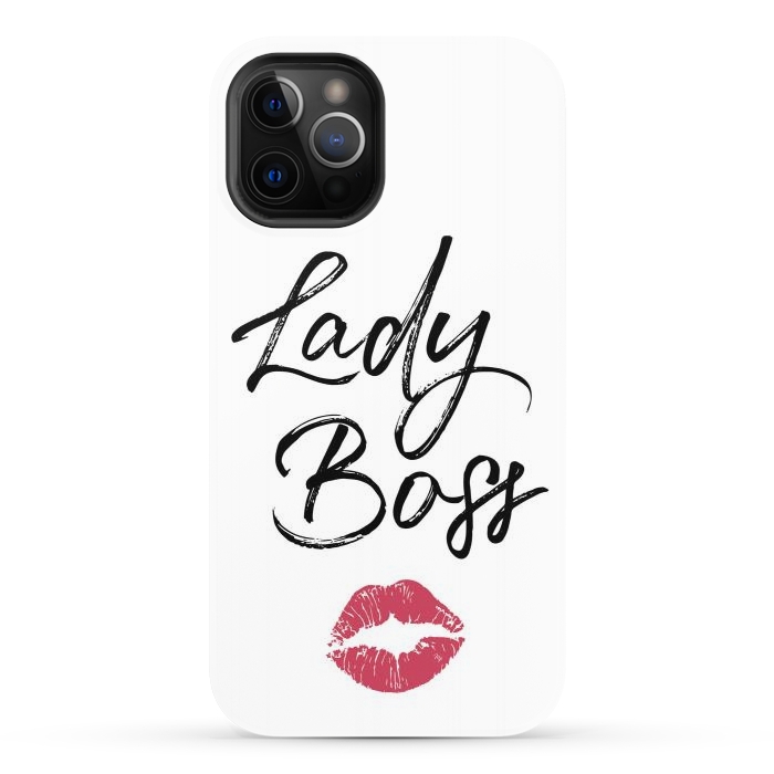 iPhone 12 Pro StrongFit Lady Boss Kiss by Martina