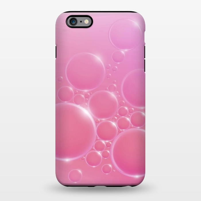 iPhone 6/6s plus StrongFit Pink Bubbles by Martina