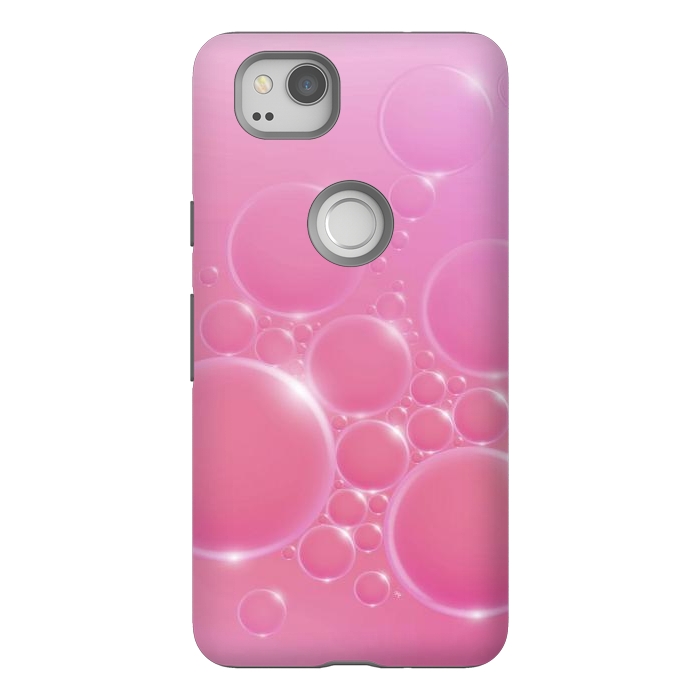 Pixel 2 StrongFit Pink Bubbles by Martina